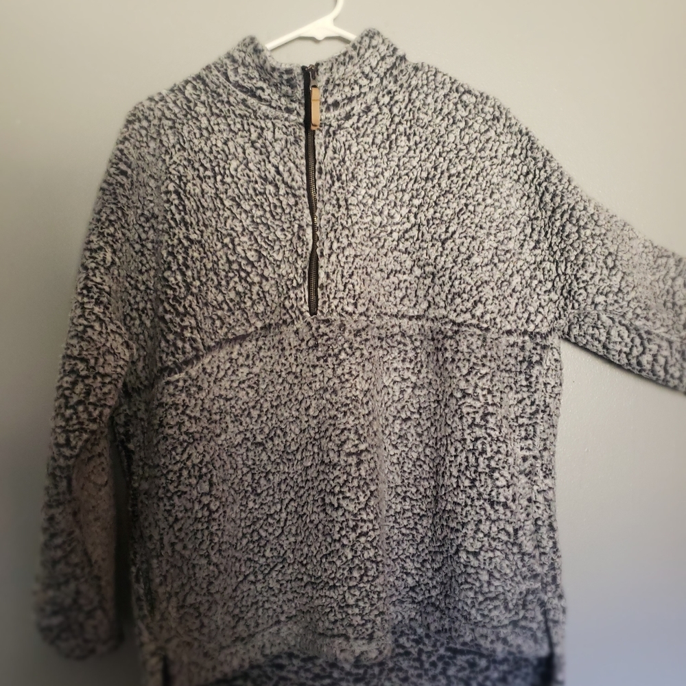 Sherpa Fleece Large Grey